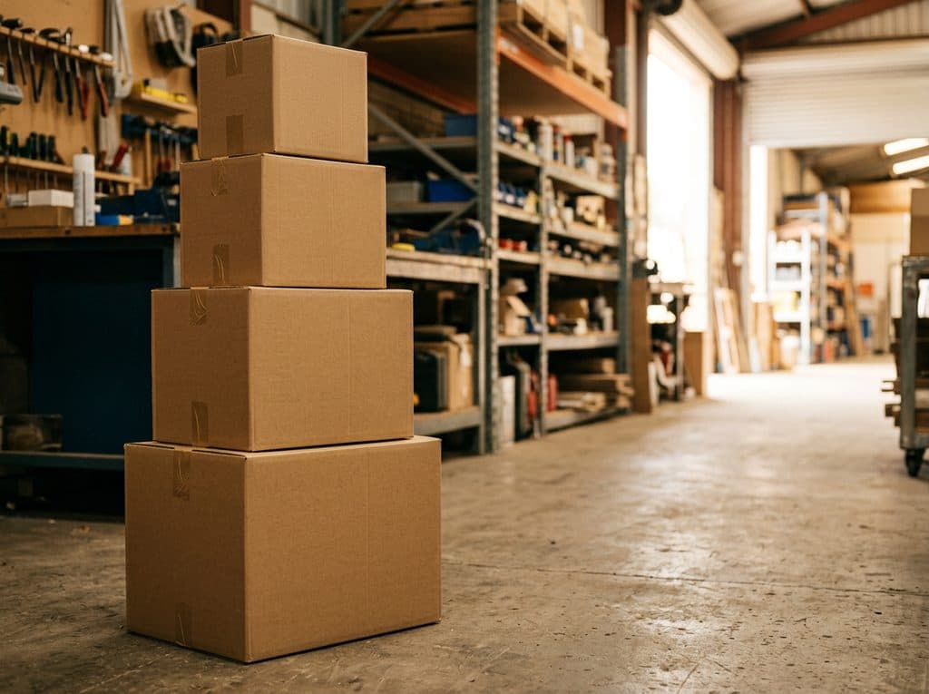 Cajas de cartón de distintos tamaños fabricadas a medida en Vilanova de Arousa