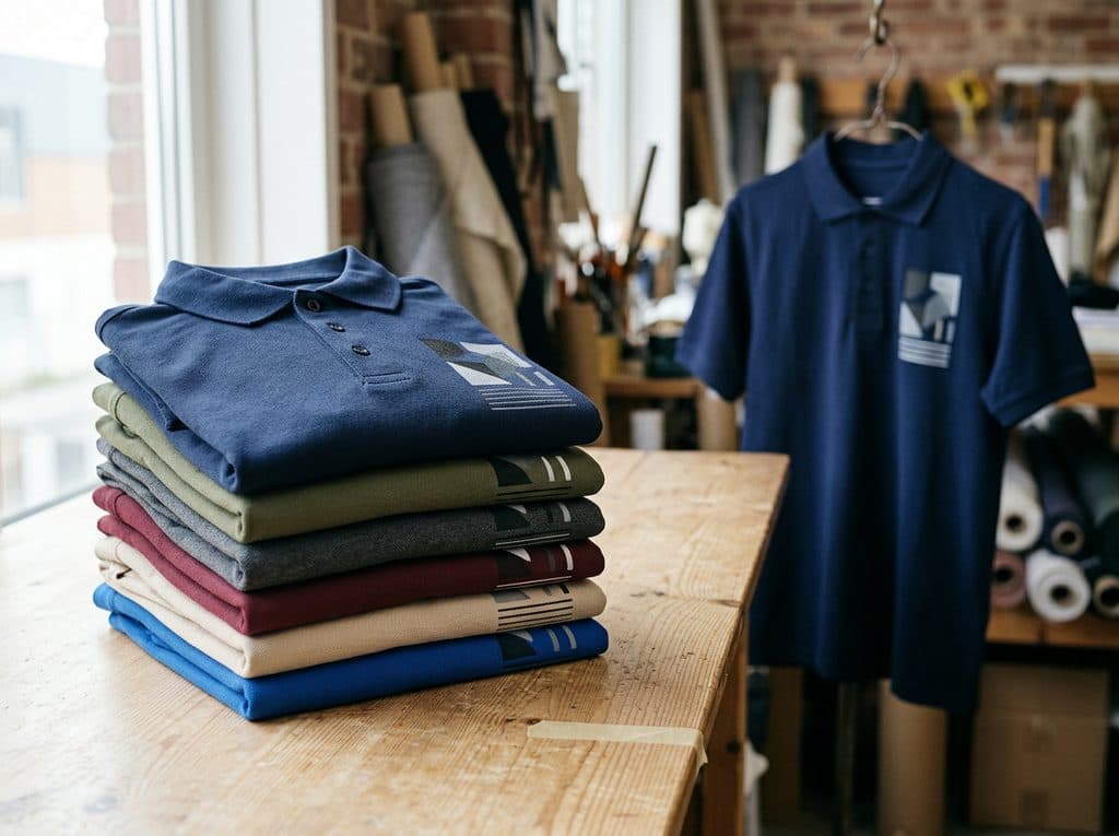 Prendas personalizadas con logotipo estampado listas para entregar en Vilanova de Arousa