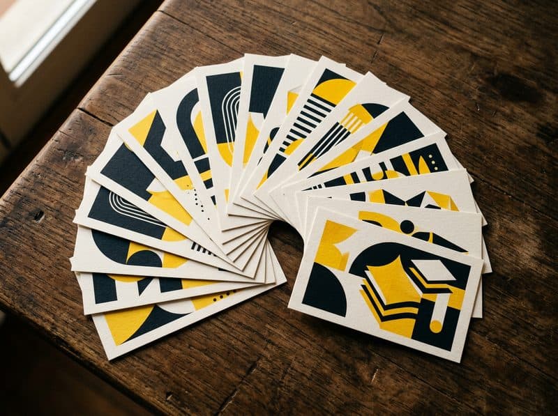 Tarjetas de visita con diseño a medida impresas en Vilanova de Arousa